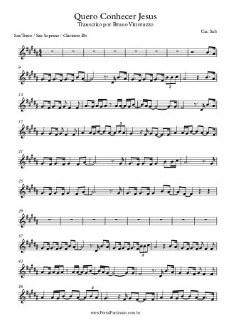 Cia Salt  score for Tenor Saxophone Soprano (Bb)