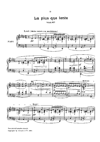 Claude Debussy  score for Piano