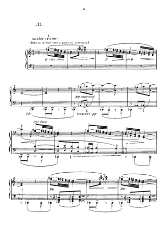 Claude Debussy  score for Piano