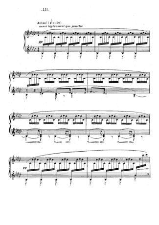 Claude Debussy Prelude III Le Vent Dans La Plaine score for Piano