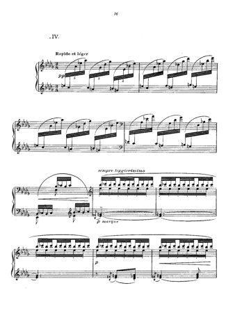 Claude Debussy Prelude IV Les Fées Sont D Exquises Danseuses score for Piano