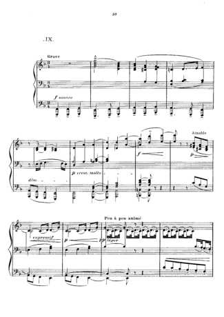 Claude Debussy  score for Piano