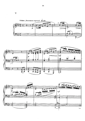 Claude Debussy  score for Piano