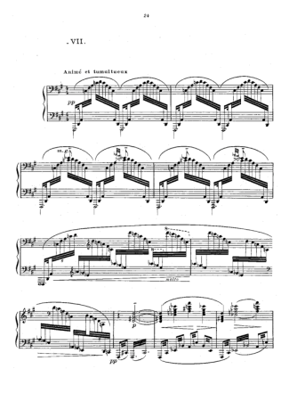 Claude Debussy Prelude VII Ce Qu A Vu Le Vent D Ouest score for Piano