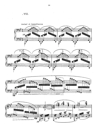 Claude Debussy  score for Piano