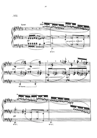 Claude Debussy  score for Piano