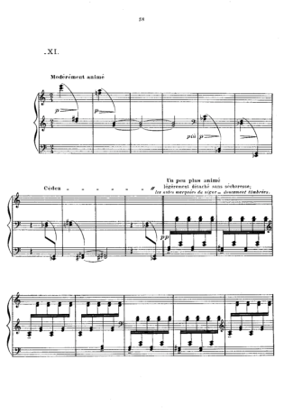 Claude Debussy  score for Piano