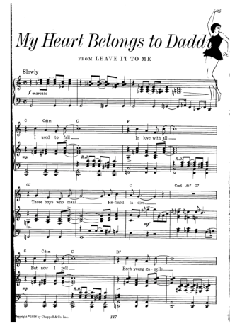 Cole Porter  score for Piano