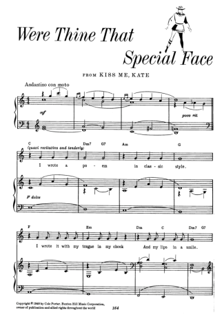 Cole Porter  score for Piano