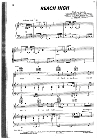 Commodores  score for Piano