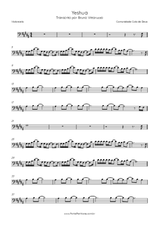 Comunidade Colo de Deus Yeshua score for Cello