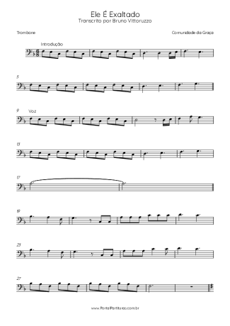 Comunidade da Graça  score for Trombone