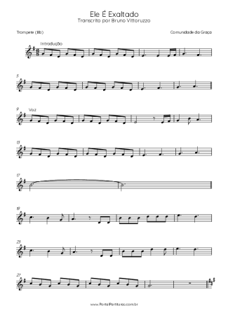 Comunidade da Graça  score for Trumpet