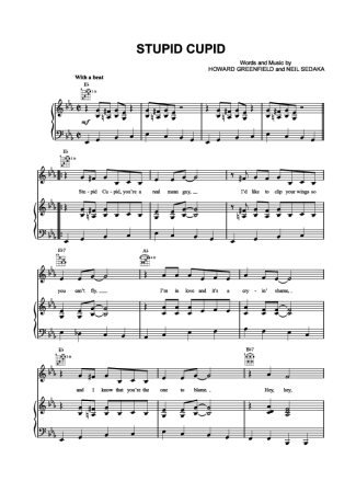 Connie Francis  score for Piano