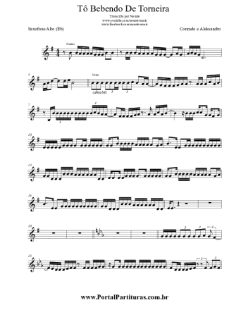 Conrado e Aleksandro  score for Alto Saxophone