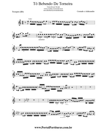 Conrado e Aleksandro  score for Trumpet