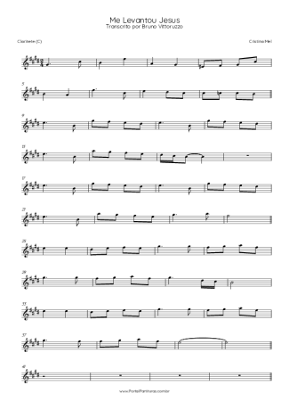 Cristina Mel  score for Clarinet (C)