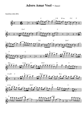 Daniel  score for Alto Saxophone