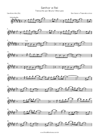 Score for Alto Saxophone