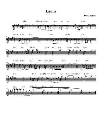 David Raksin  score for Alto Saxophone