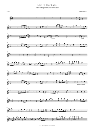 Debbie Gibson Lost In Your Eyes score for Harmonica