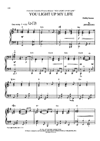 Debby Boone  score for Piano