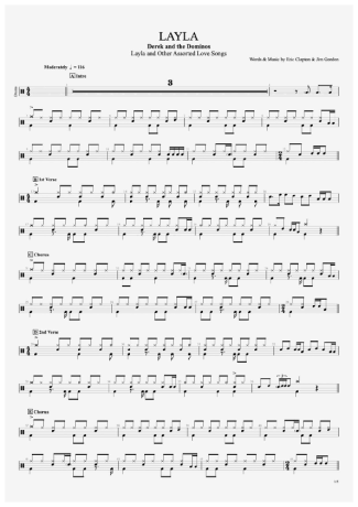 Score for Drums
