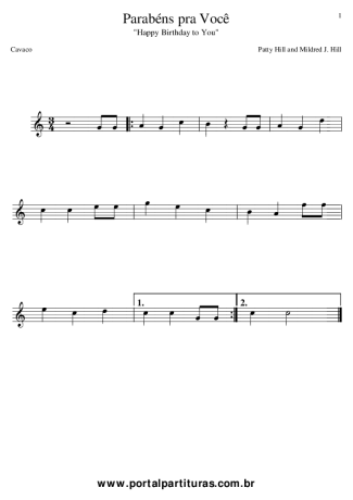 Desconhecido  score for Small Guitar