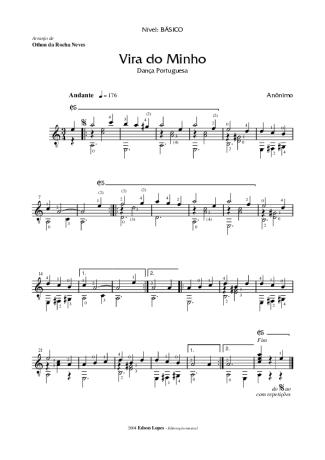 Desconhecido  score for Acoustic Guitar