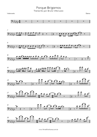 Diana  score for Cello