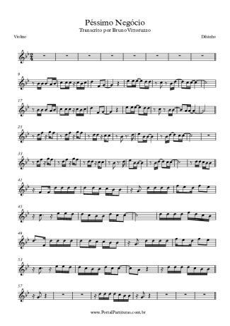 Dilsinho  score for Violin