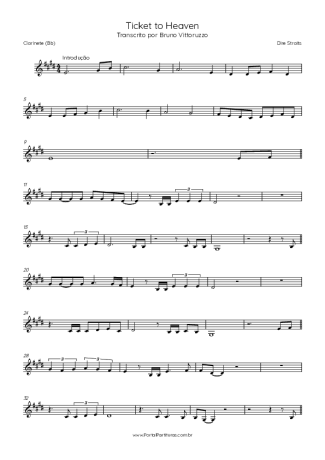 Score for Clarinet (Bb)