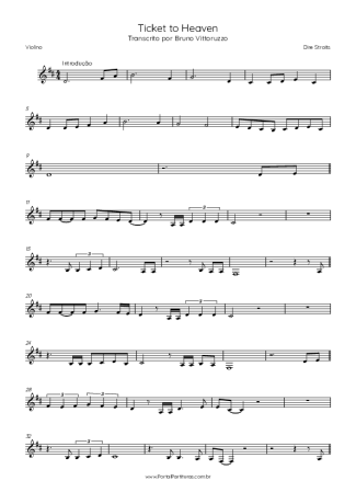 Score for Violin