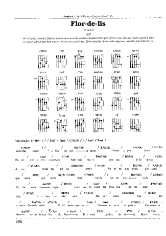 Djavan Flos de Lis score for Keyboard