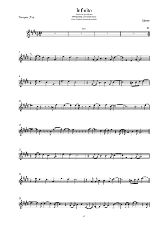 Djavan  score for Trumpet