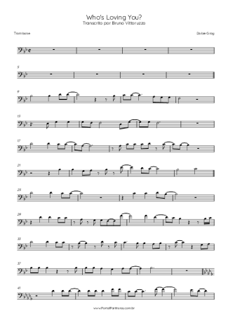 Dobie Gray  score for Trombone