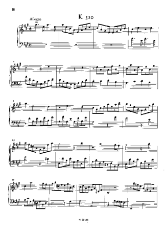 Score for Piano