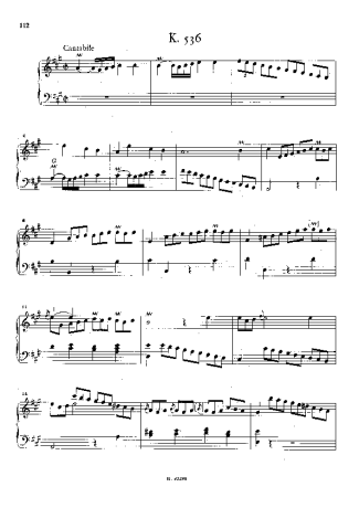 Domenico Scarlatti Keyboard Sonata In A Major K.536 score for Piano