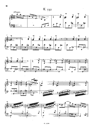 Domenico Scarlatti  score for Piano