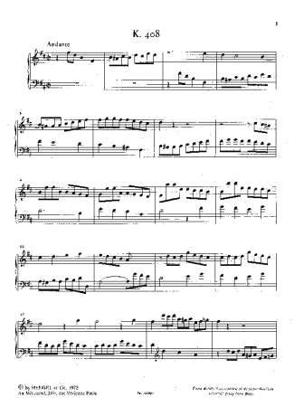 Domenico Scarlatti  score for Piano