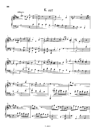Domenico Scarlatti Keyboard Sonata In B Minor K.497 score for Piano