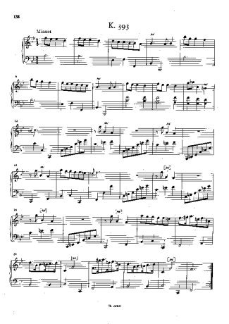 Domenico Scarlatti  score for Piano