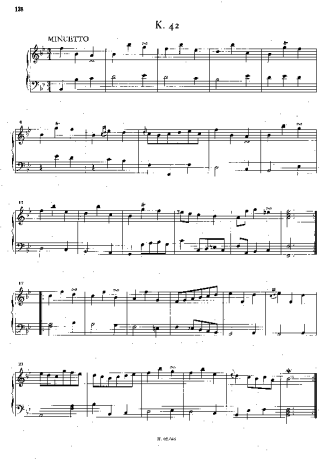 Domenico Scarlatti Keyboard Sonata In Bb Major K.42 score for Piano