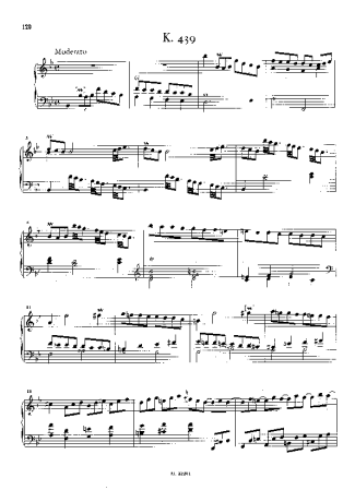 Domenico Scarlatti  score for Piano