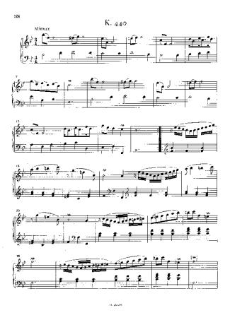 Domenico Scarlatti  score for Piano