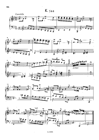 Domenico Scarlatti  score for Piano