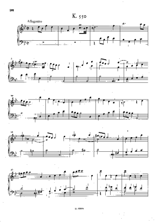 Domenico Scarlatti Keyboard Sonata In Bb Major K.550 score for Piano