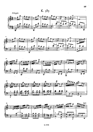 Domenico Scarlatti Keyboard Sonata In C Major K.385 score for Piano