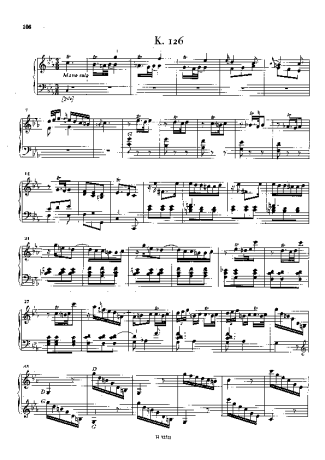 Domenico Scarlatti  score for Piano