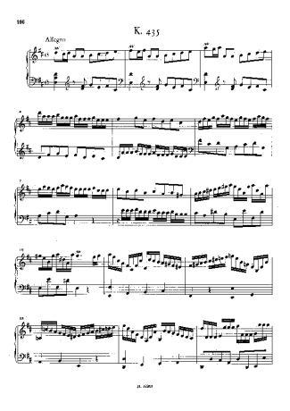 Domenico Scarlatti  score for Piano